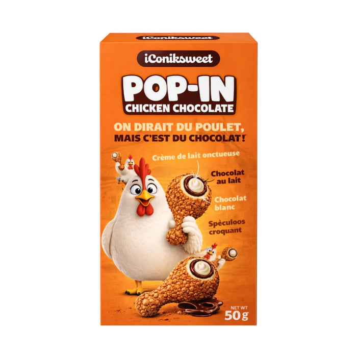 Pack de 10 Pop-In Chicken Chocolate